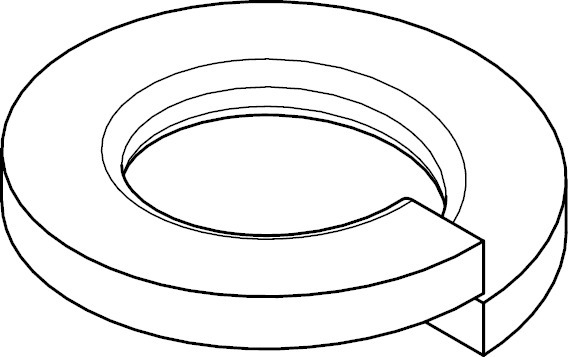 DIN128 Edelstahl 1.4310 A 18 Hochspann - Federringe Kleinpack