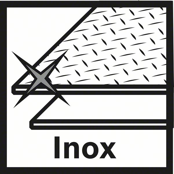 Bosch Trennscheibe X-LOCK gerade Standard Inox 125x1,0mm (10 Stk.)