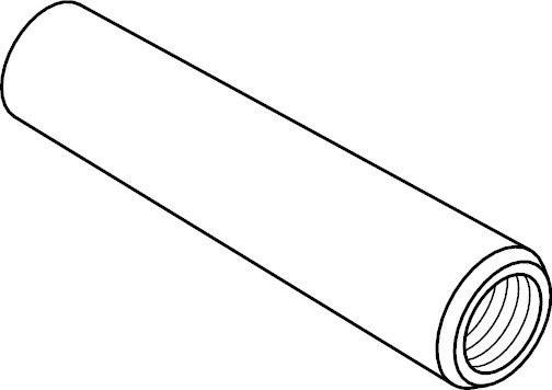 DIN7978 Stahl-9S20K blank A 12x90 mm Kegelstifte mit Innengewinde