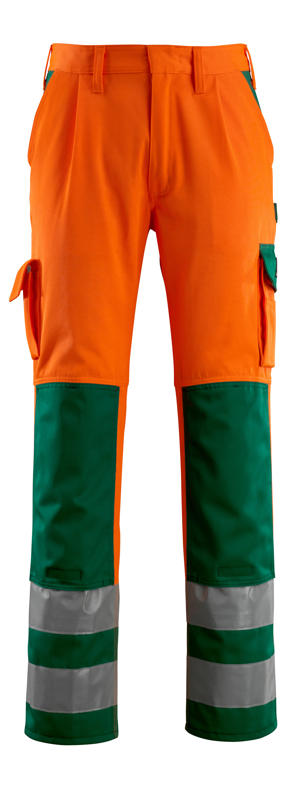 MASCOT Olinda SAFE COMPETE Hose mit Knietaschen hi-vis orange/grün 47 kurz