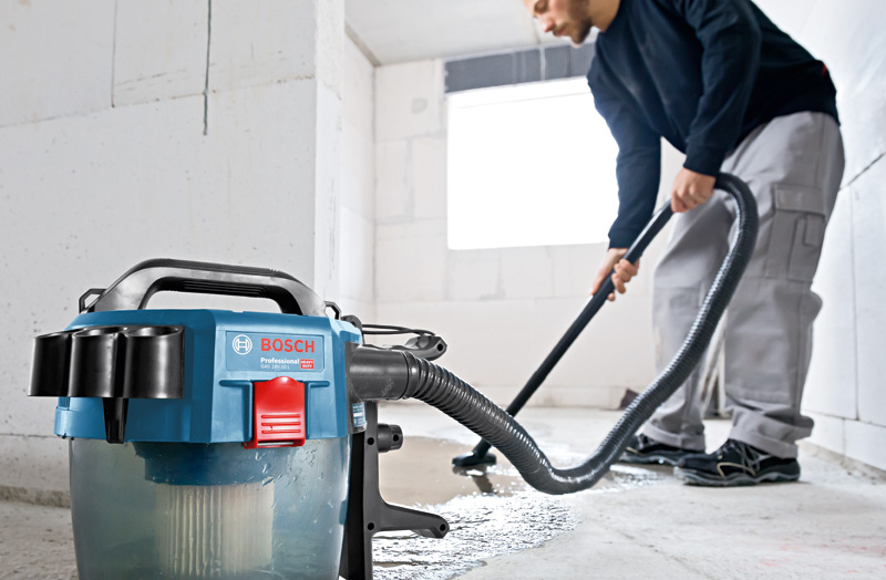 Bosch Akku-Staubsauger GAS 18V-10 L, mit Elektrowerkzeugadapter