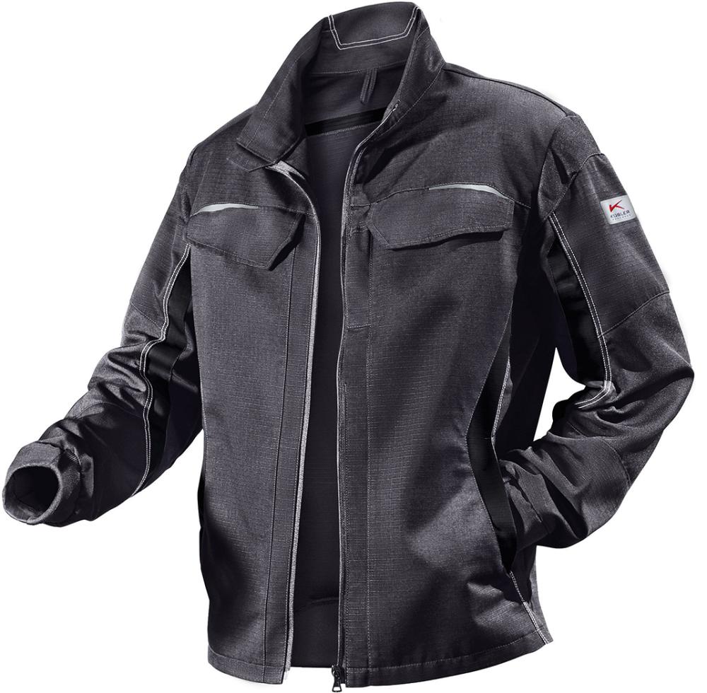 Kübler Jacke PULSSCHLAG,Gr. 54, anthrazit/schwarz