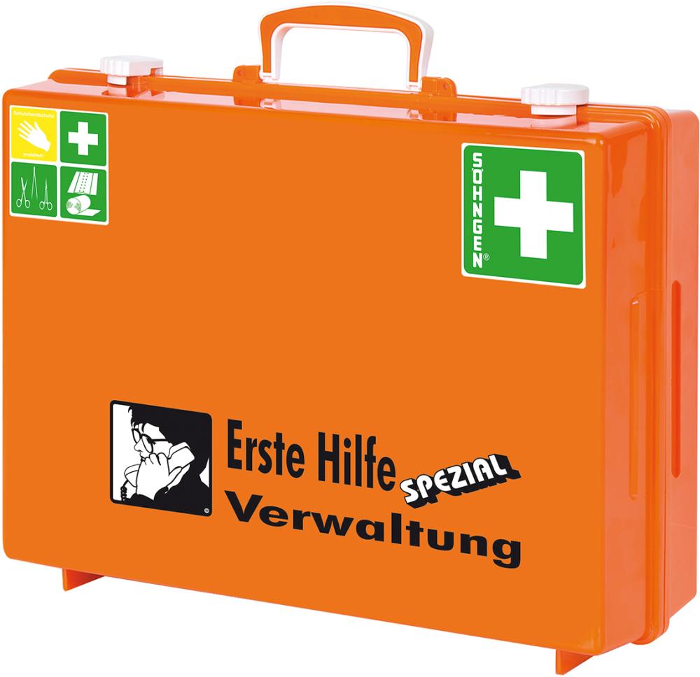 Söhngen Erste-Hilfe-Koffer Spezial MT-CD Verwaltung orange