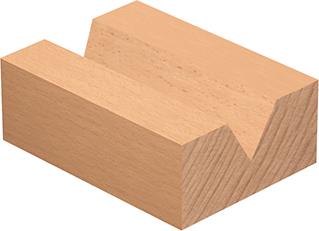 Guhdo HW-Schriftenfräser Z3 D14 60 Grad