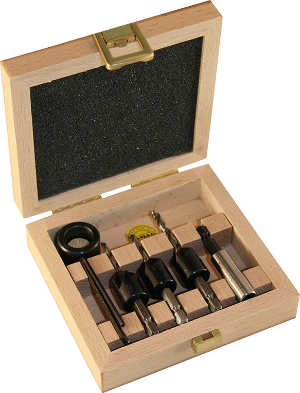 Famag Bohrer-Bit-Senker-Satz HSS 3-teilig