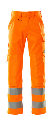 MASCOT SAFE LIGHT Geraldton Hose mit Knietaschen hi-vis orange