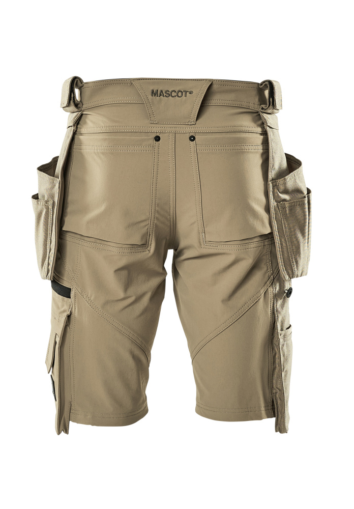 MASCOT ADVANCED Shorts mit Hängetaschen hellkhaki 43