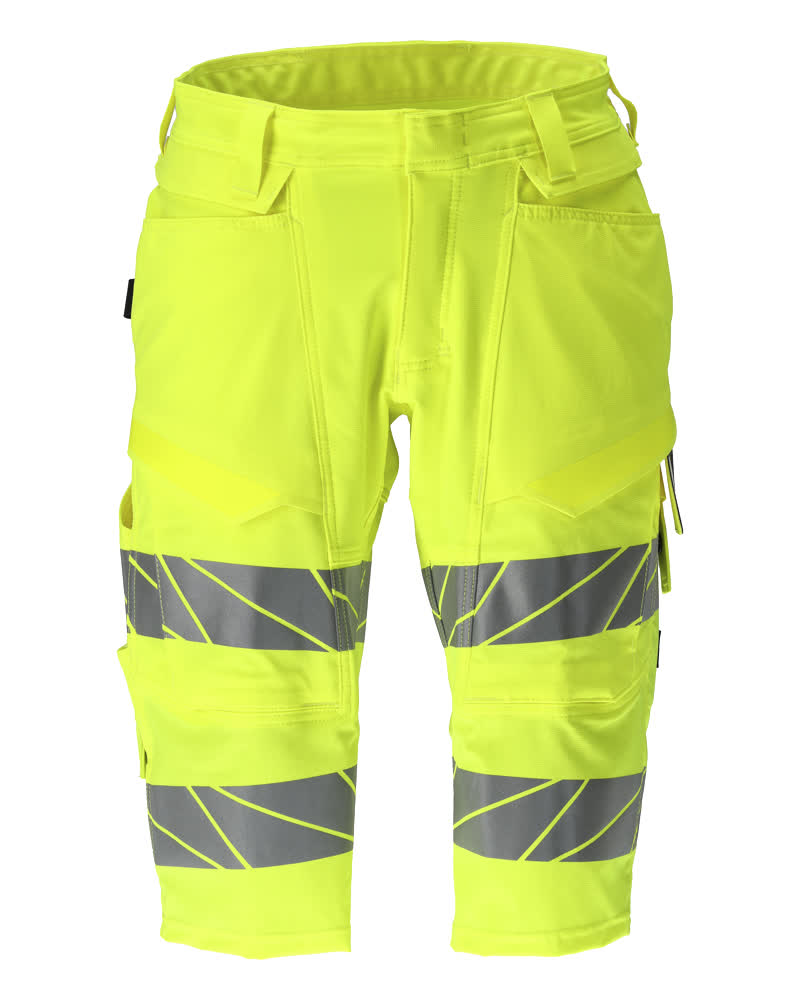 MASCOT ACCELERATE SAFE Shorts, lang hi-vis gelb 50