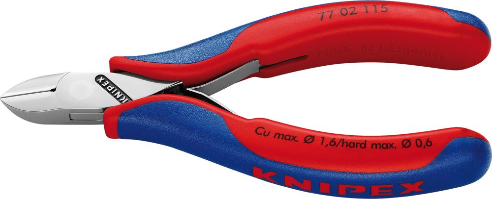 Knipex Seitenschneider Elektronik Rundkopf mit kleiner Fase 115mm
