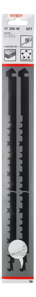 Bosch PRO Wood TF350M Tandemsägeblatt-Set, 408 mm, 2-tlg.. Für Tandemfuchsschwänze