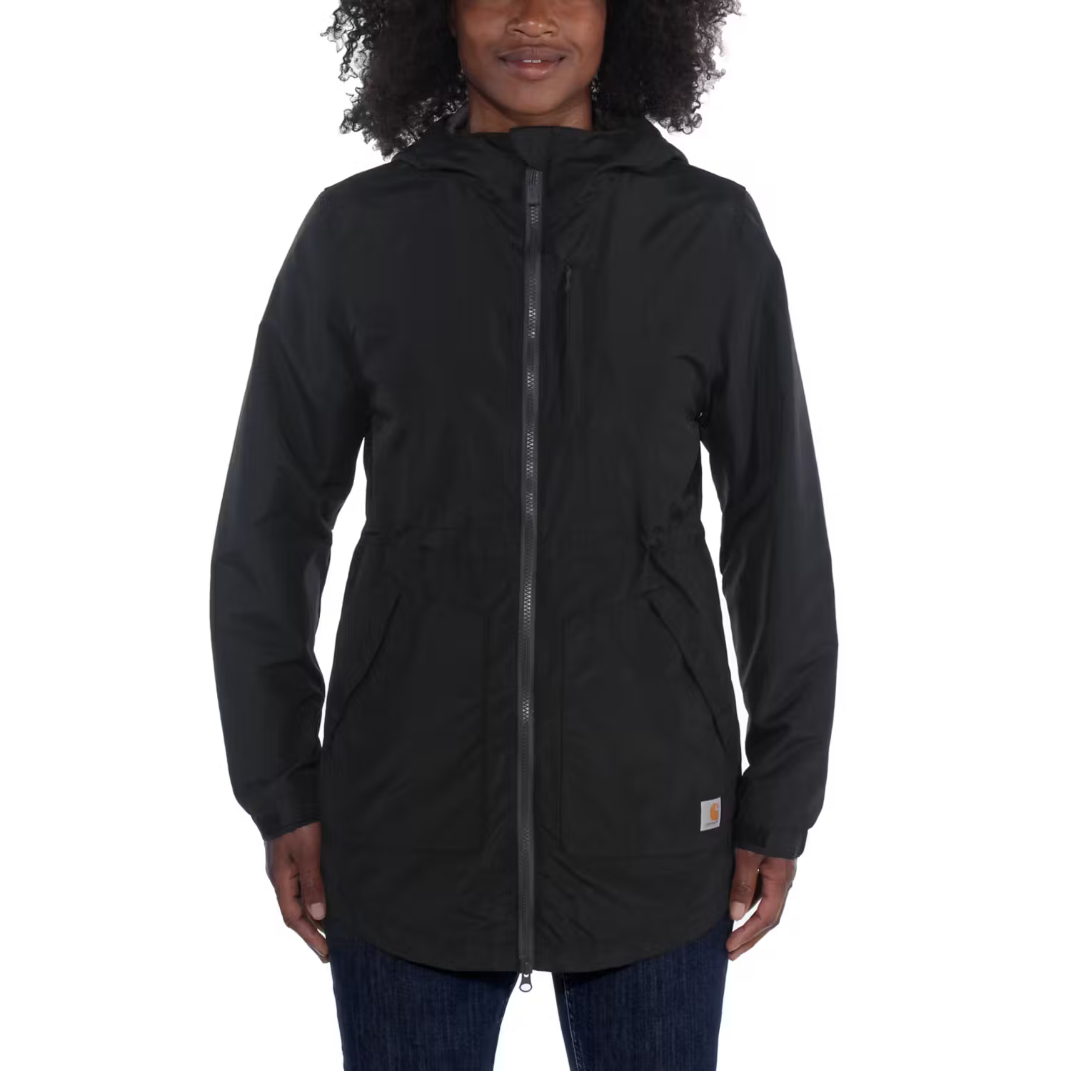 CARHARTT Rockford Jacke, lang und leicht, gefüttert und wasserabweisend BLACK, S