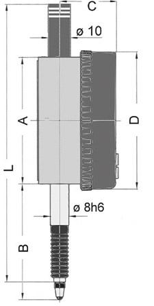 Forum Digital-Messuhr IP65 12 5mm/0,010mm