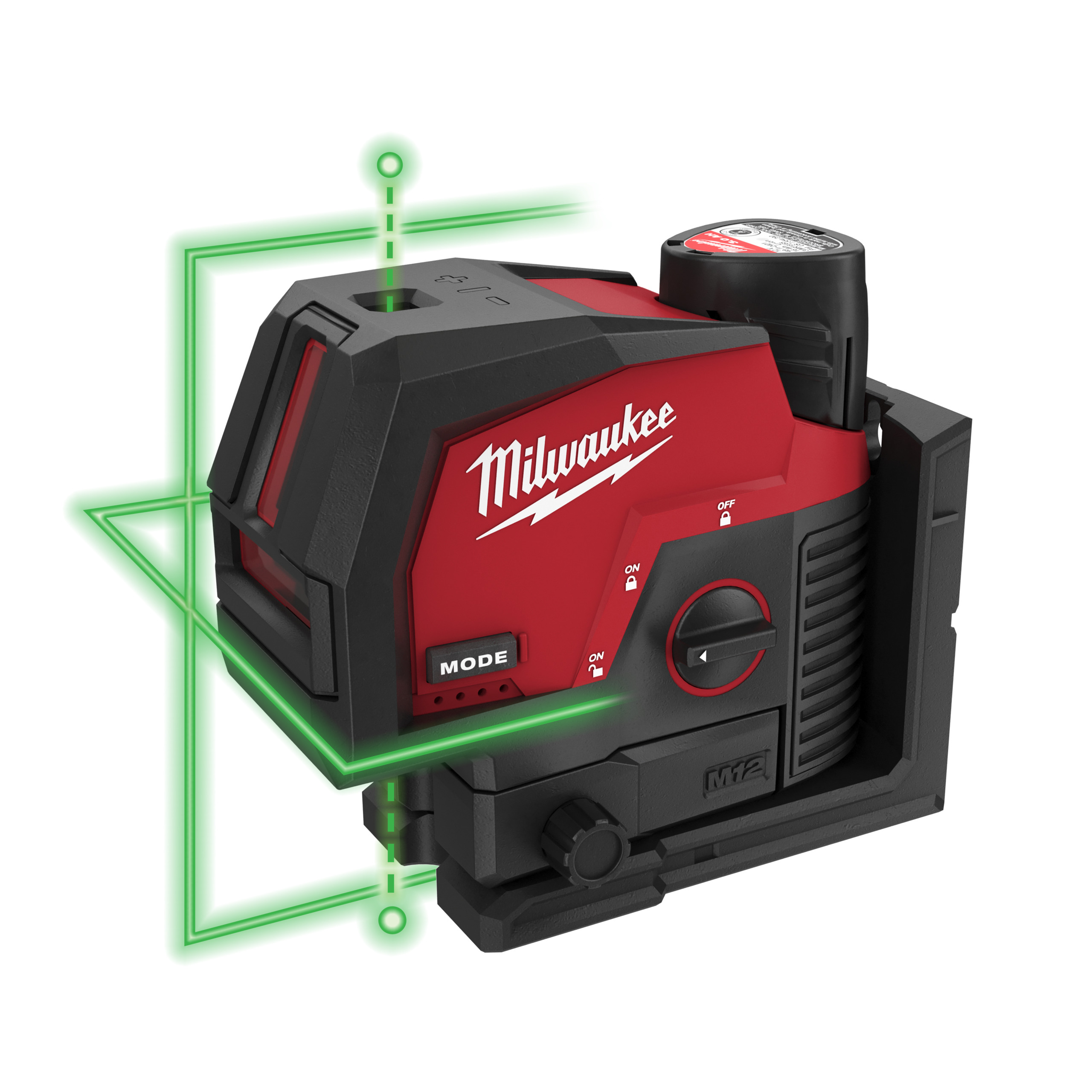 Milwaukee Akku-Kreuzlinienlaser 12 V M12CLLP-OC solo