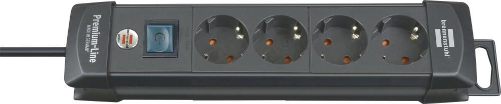 Brennenstuhl Steckdosenleiste 4-fach H05VV-F3G1,5 1,8m Premium-Line