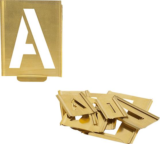 Kukko Signierschablone A-Z Schrifthöhe 40mm