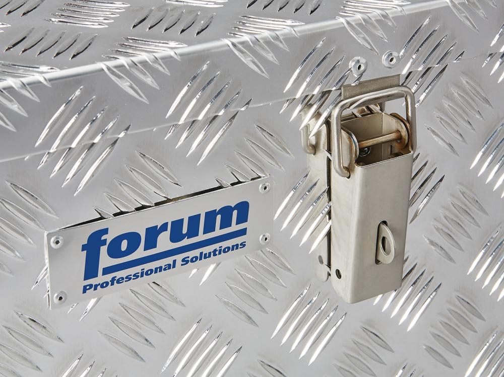 Forum Alu Transportkiste 878x475x480mm Riffelblech 200 Liter