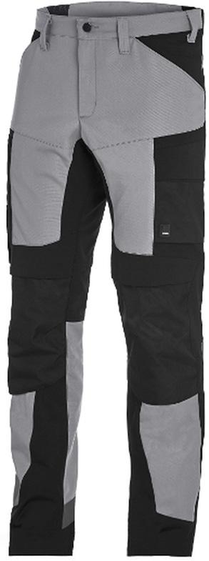 FHB Arbeitshose Leo Gr.56, grau/schwarz FHB