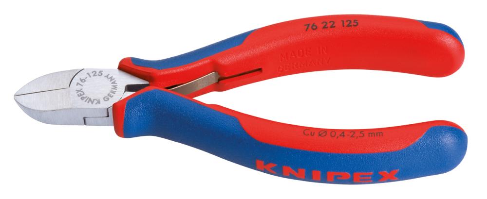 Knipex Seitenschneider Elektromechanik poliert Form2 125mm