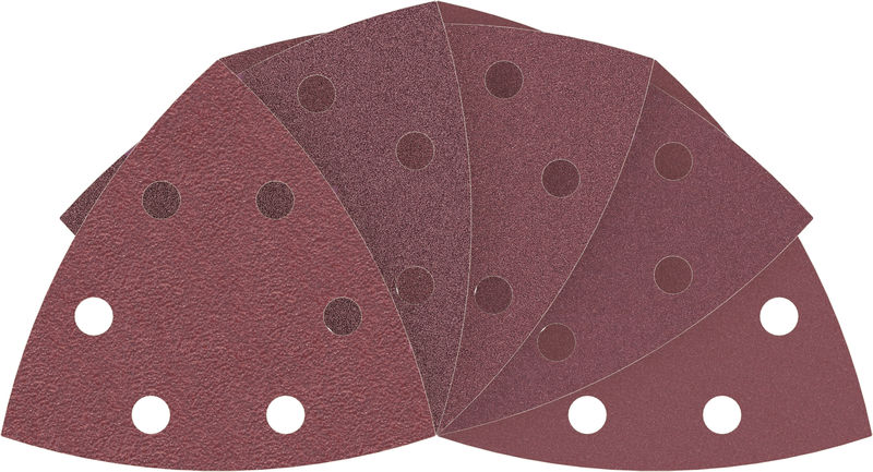 Bosch PRO F460 Schleifblatt Set, 93 x 93 mm; G60; G80; G120; G180; G240, 10-tlg.