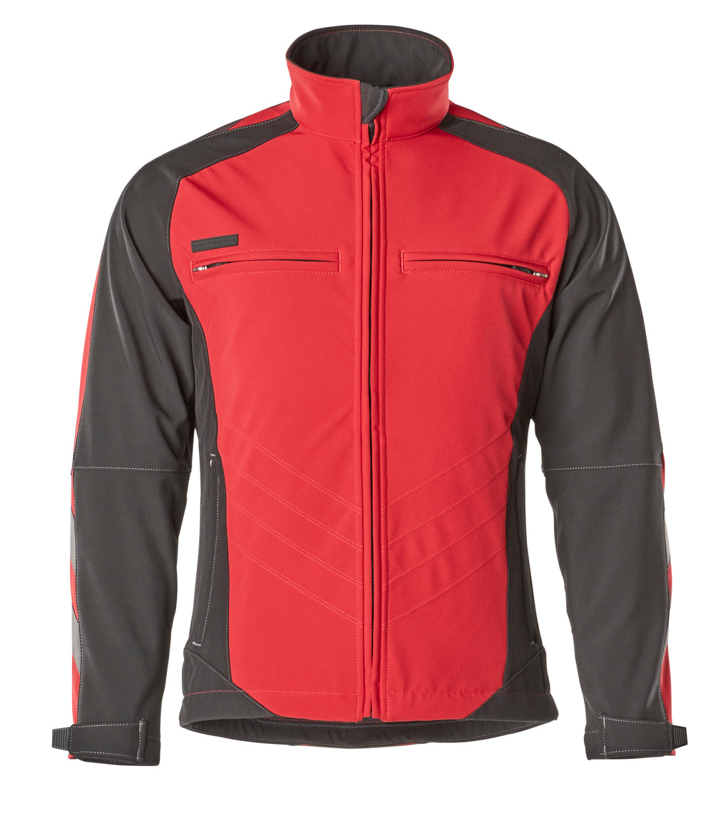 MASCOT Dresden UNIQUE Softshell Jacke rot/schwarz 4XL
