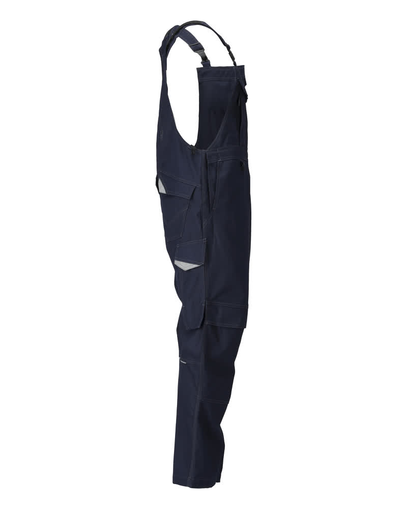 MASCOT Oron MULTISAFE Latzhose mit Knietaschen schwarzblau 54 kurz