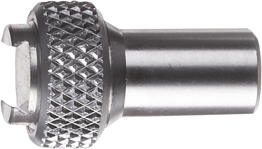 Käfer Einspannschaft h6 für metrische Fühlhebel- Messgeräte mit Schwalben-Schwanzklemmung 8mm