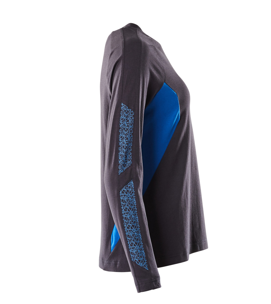 MASCOT ACCELERATE T-Shirt, Langarm schwarzblau/azurblau XXL