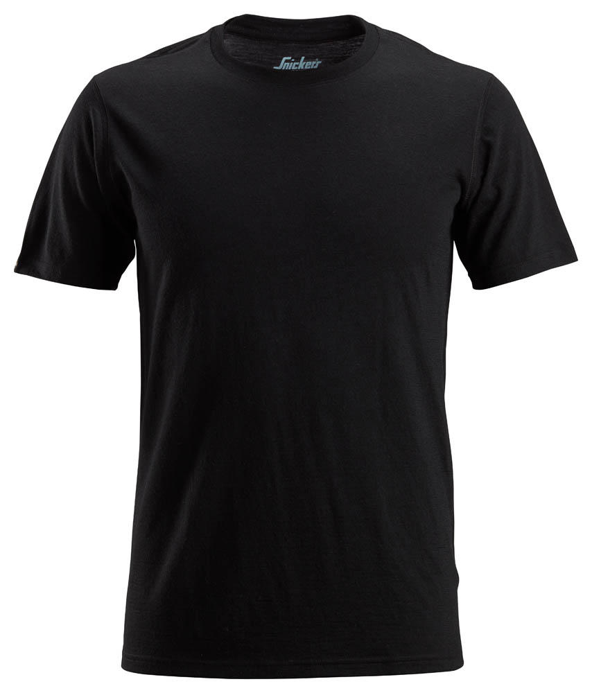 Snickers 2527 AllroundWork Wool T-Shirt schwarz