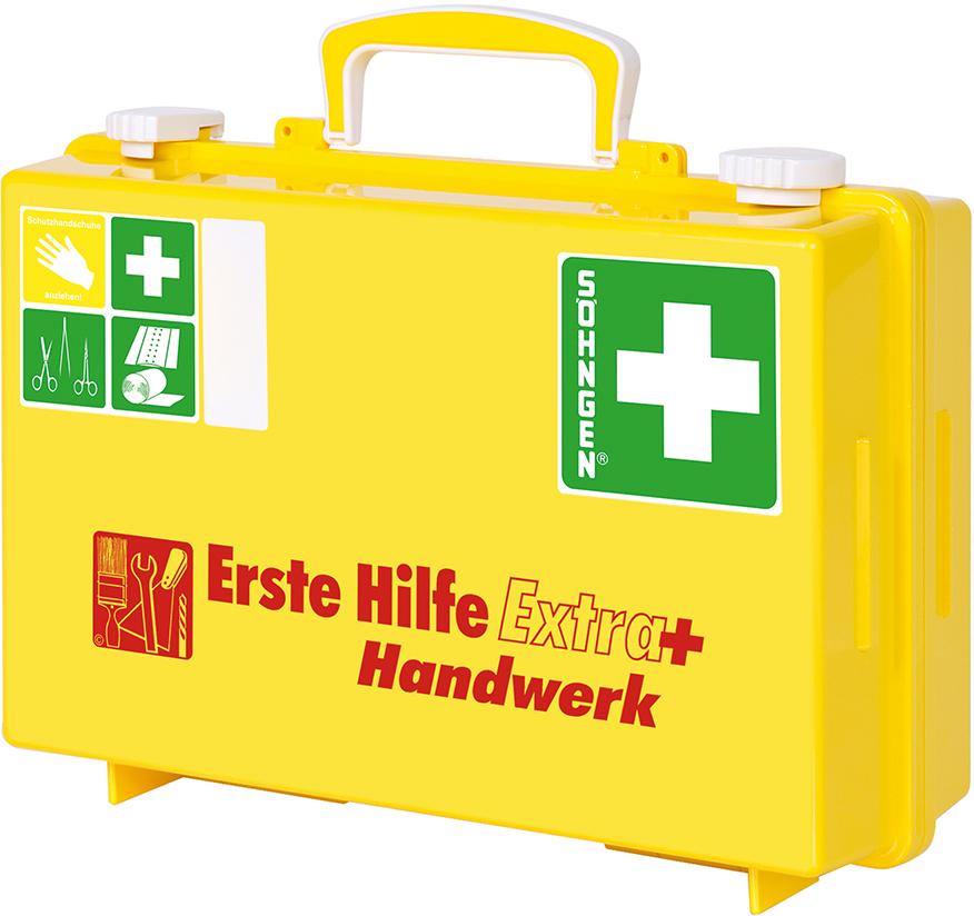 Söhngen Erste-Hilfe-Koffer Extra Handwerk, DIN 13157 gelb