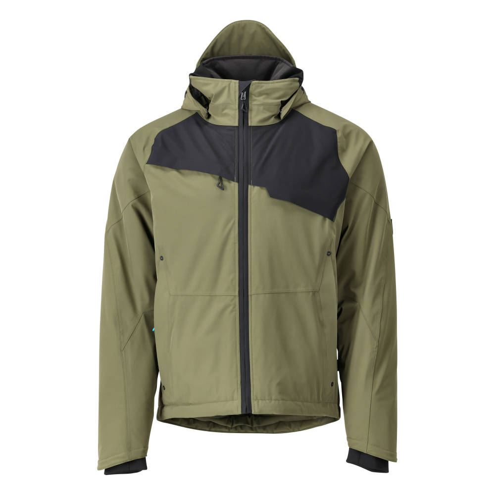 MASCOT ADVANCED Winterjacke moosgrün/schwarz 4XL