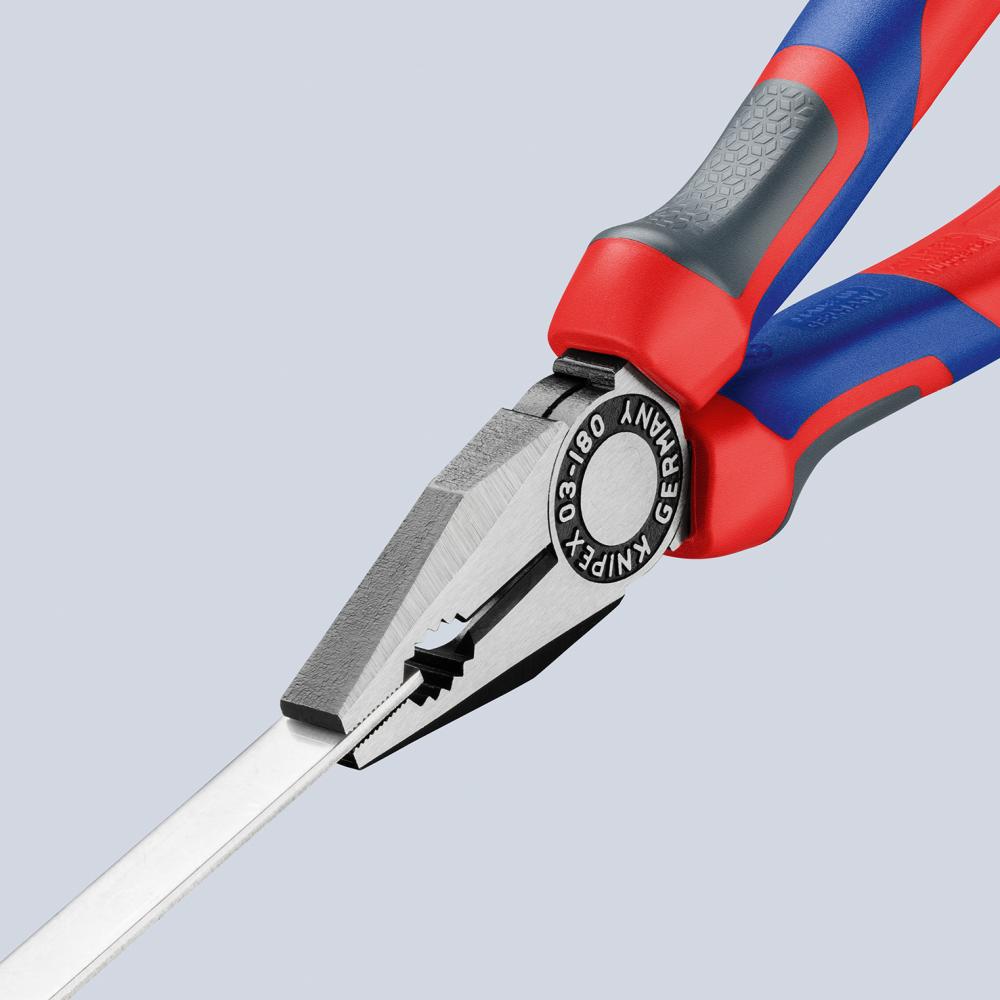 Knipex Kombinationszange poliert mit Mehrkomponenten-Griffen 160mm