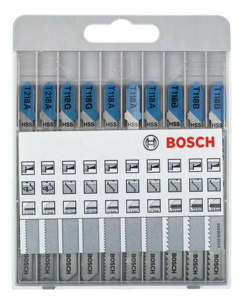Bosch Stichsägeblatt Set Basic für Metall 10-tlg