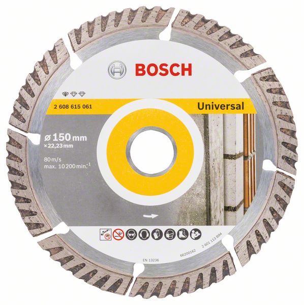 Bosch Diamanttrennscheibe Standard Universal 150x22,23mm