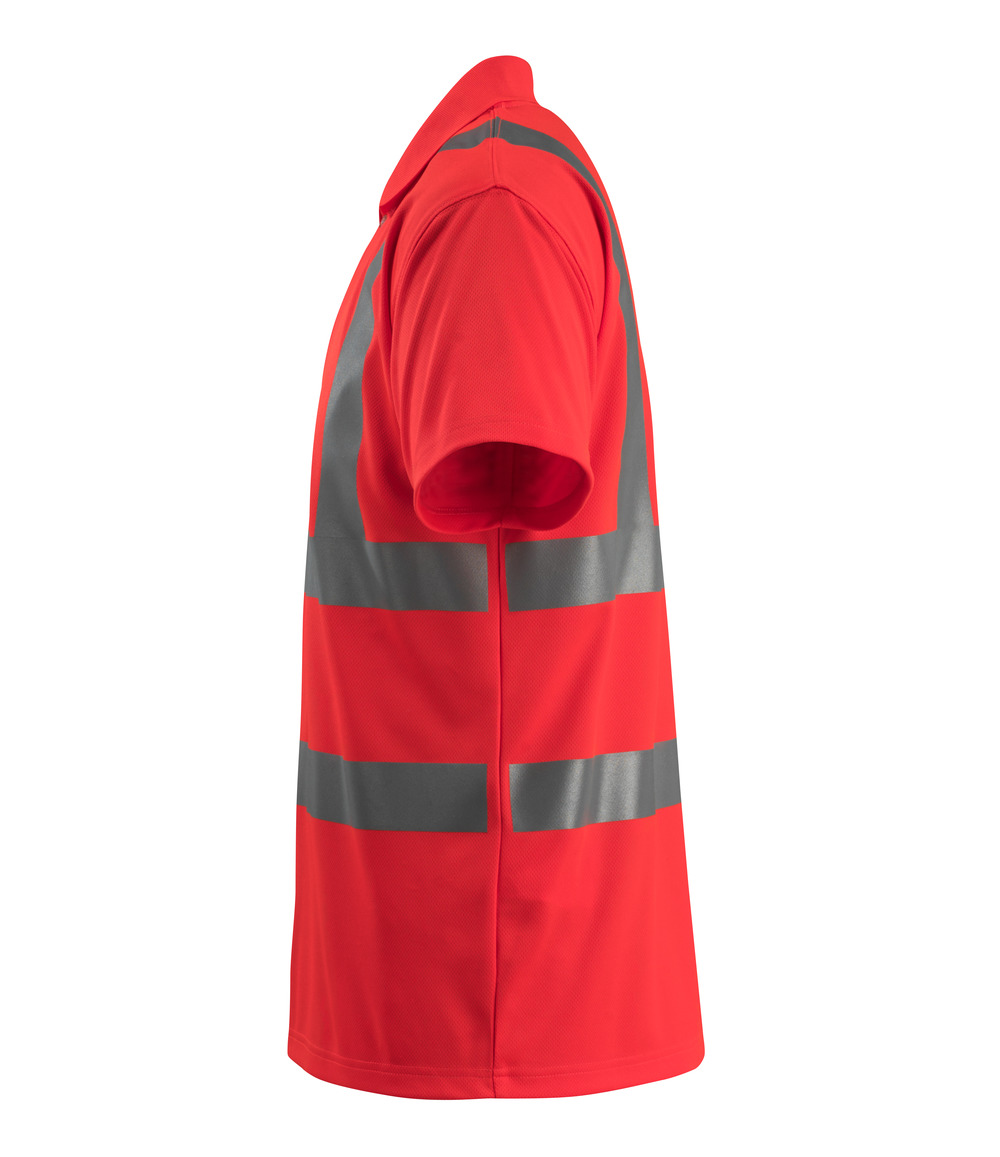 MASCOT Bowen SAFE LIGHT Polo-Shirt hi-vis rot 4XL