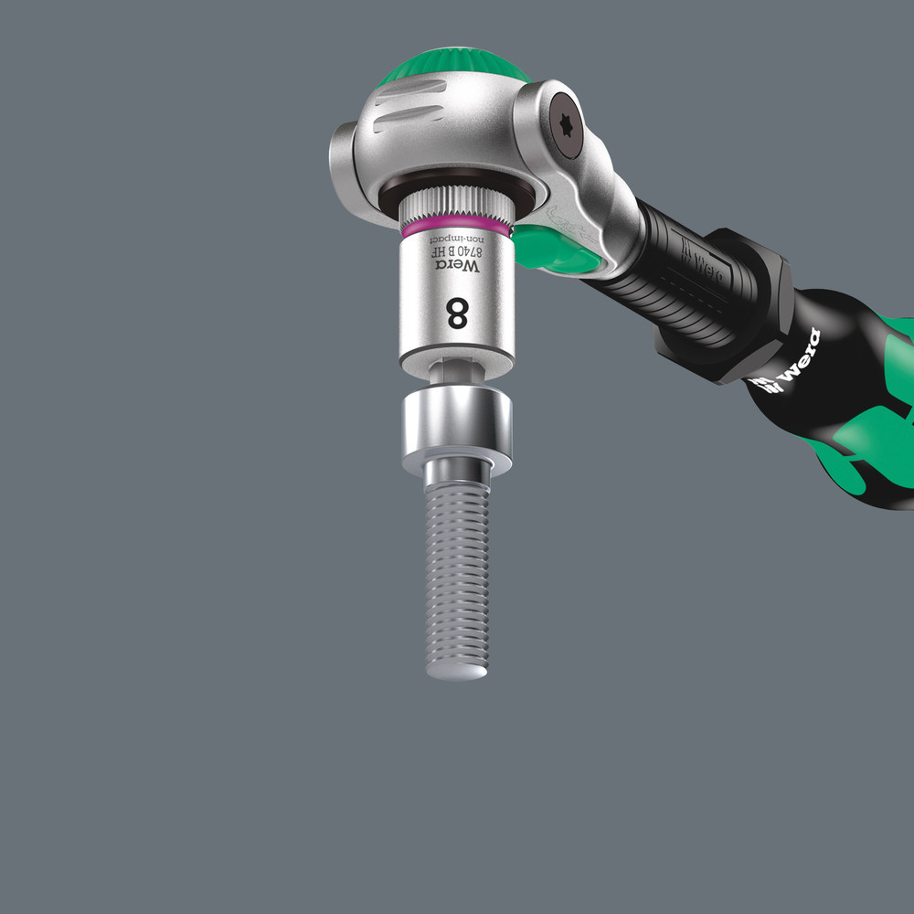 Wera 8100 SA All-in Zyklop Speed-Knarrensatz, mit Haltefunktion, 1/4"-Antrieb, metrisch, 42-Teilig