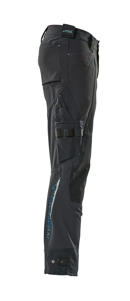 MASCOT ADVANCED Hose mit Knietaschen schwarzblau 42 kurz
