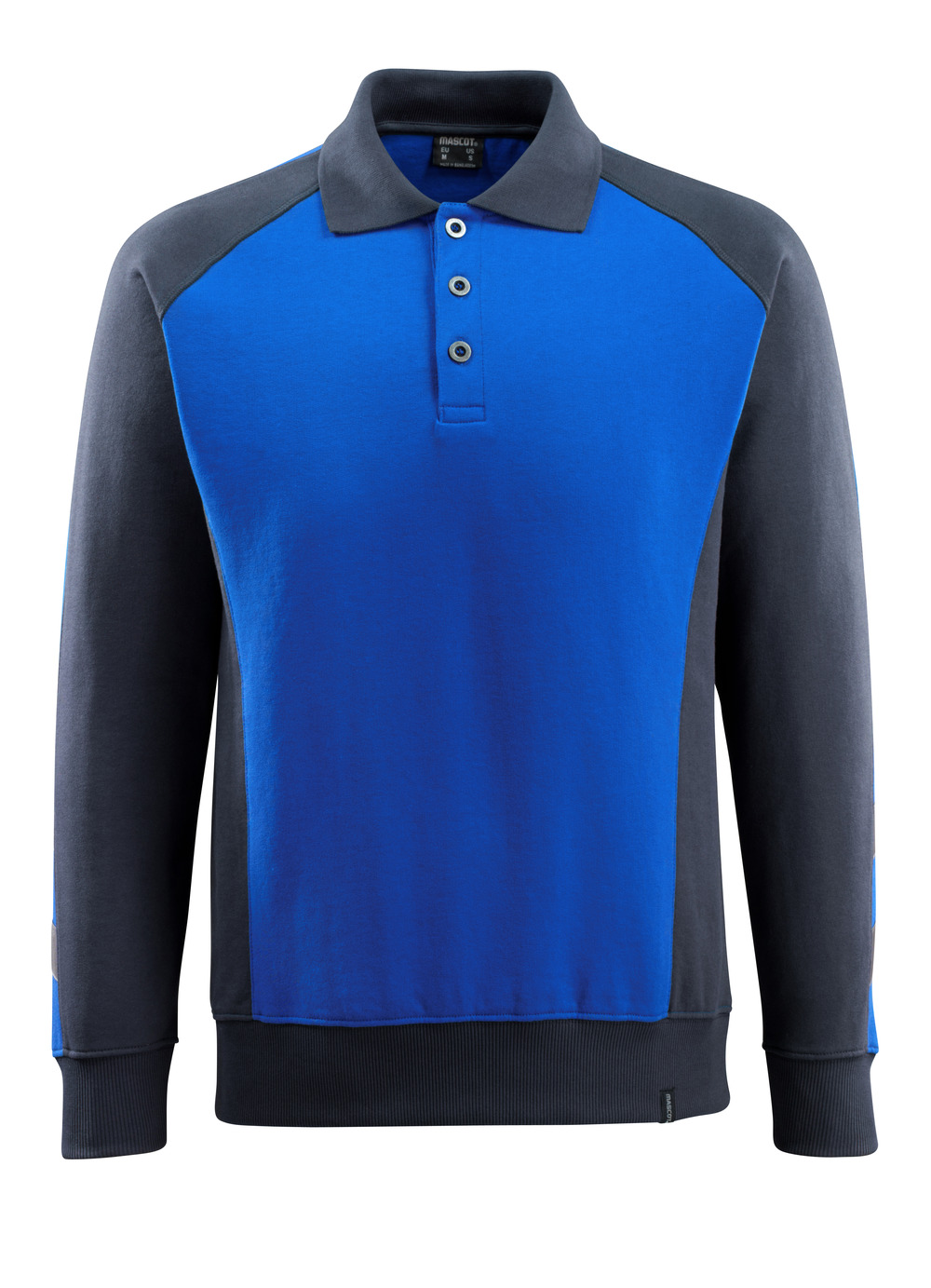 MASCOT Magdeburg UNIQUE Polo-Sweatshirt kornblau/schwarzblau XXL