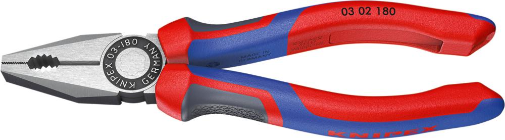 Knipex Kombinationszange poliert mit Mehrkomponenten-Griffen 160mm