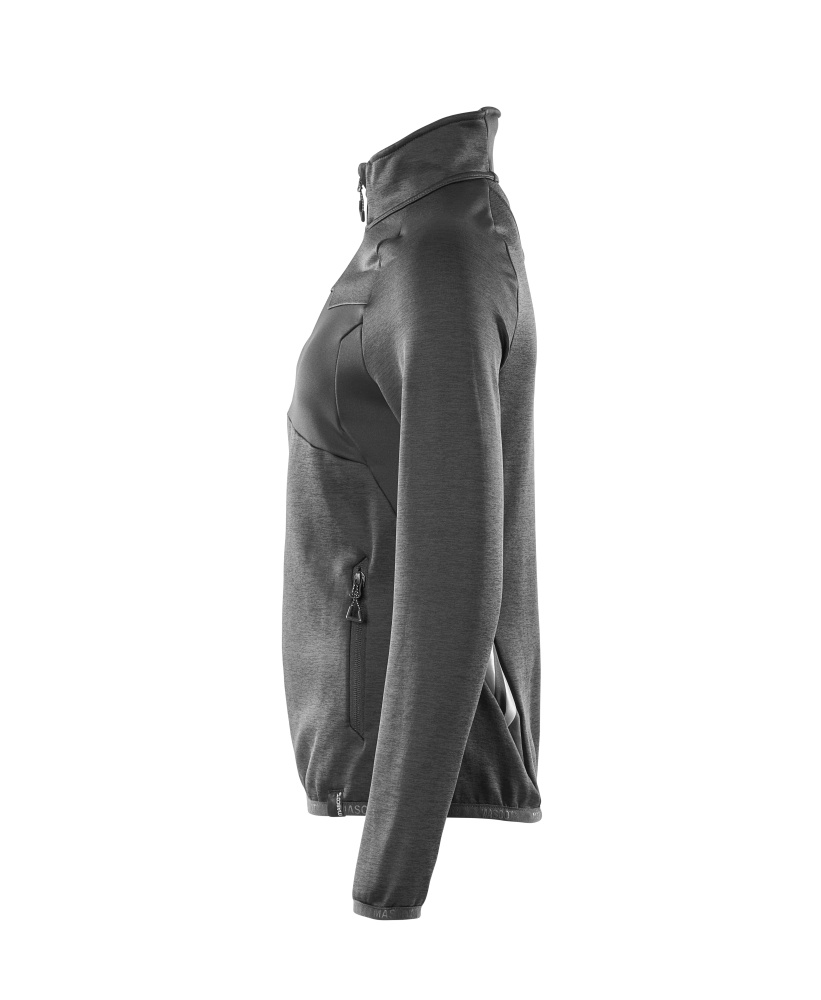 MASCOT ACCELERATE Fleecepullover mit Reißverschluss schwarz 4XL