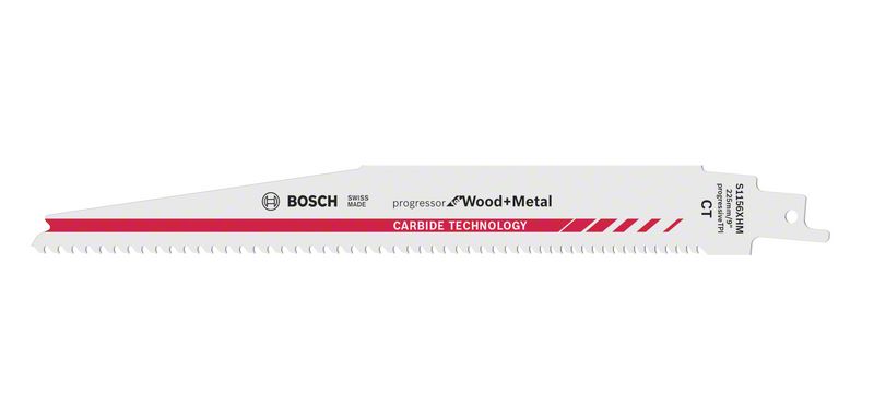 Bosch Säbelsägeblatt S1156 XHM Wood+Metal L225mm (10 Stk.)