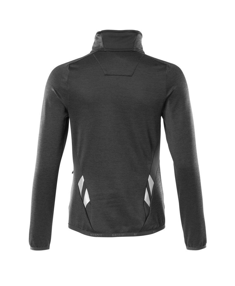 MASCOT ACCELERATE Fleecepullover mit Reißverschluss schwarz 4XL