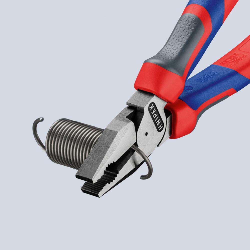 Knipex Kraft-Kombinationszange poliert mit Mehrkomponenten-Griffen 200mm