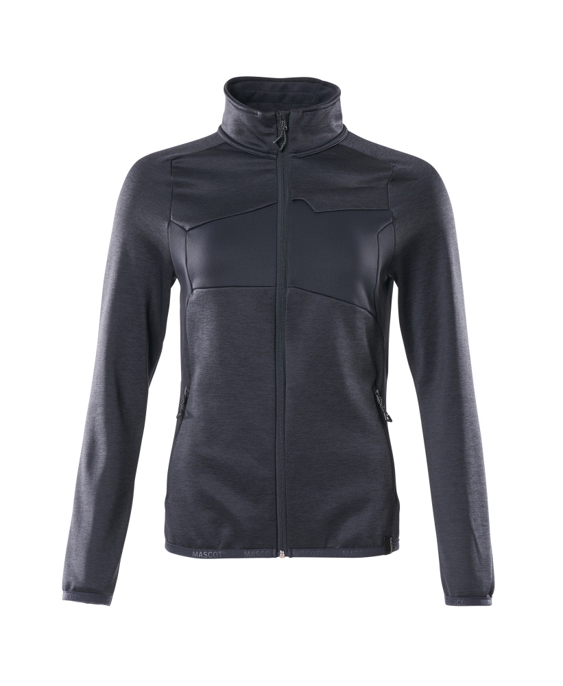 MASCOT ACCELERATE Fleecepullover mit Reißverschluss schwarzblau 4XL
